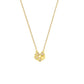 Gold-Plated Four Leaf Clover Heart Pendant Necklace (Stainless Steel) – White Shell | Women’s Gift UAE